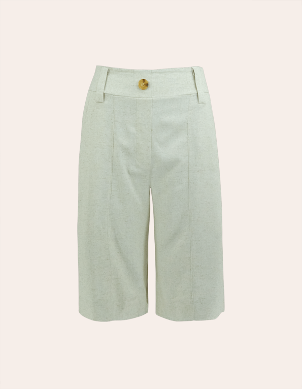 Bermuda jort linho Cru