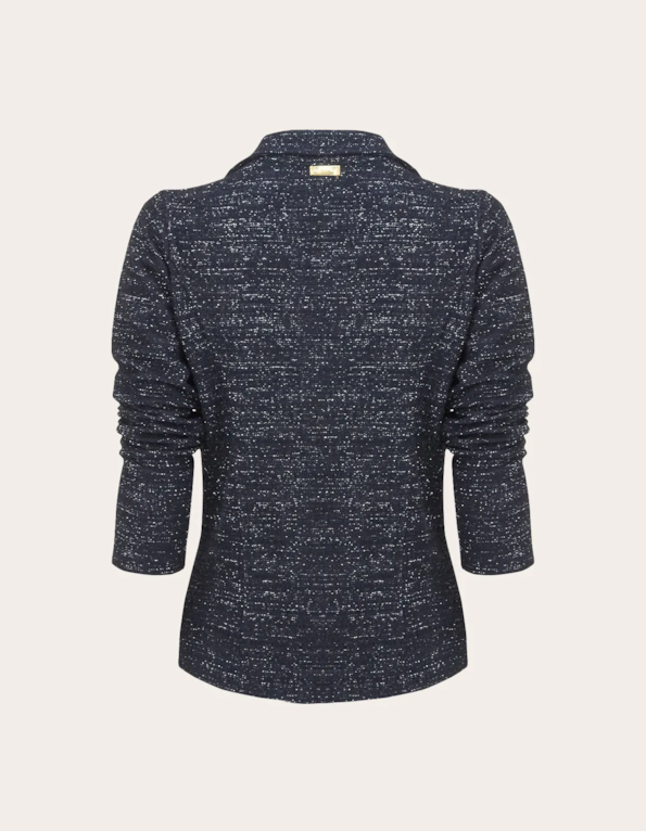 Blazer tweed Preto