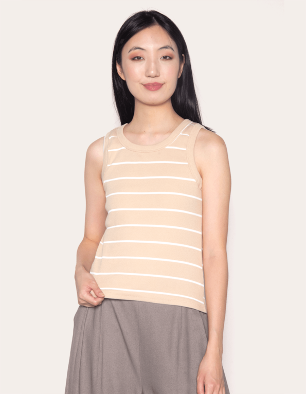 Blusa cavada listrada