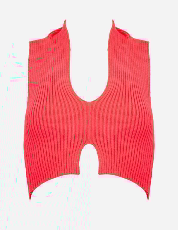 Blusa cropped tricot golinha Mercurio