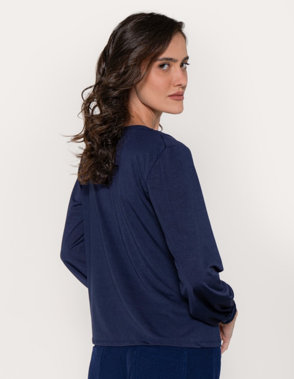 Blusa decote degage