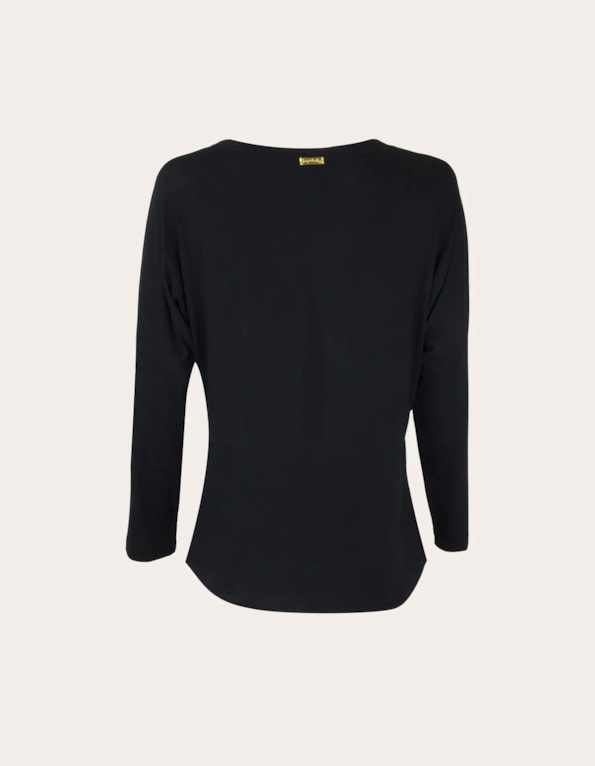 Blusa gentileza, paz e amor Preto