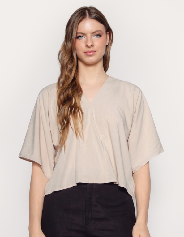 Blusa Luma Bege claro