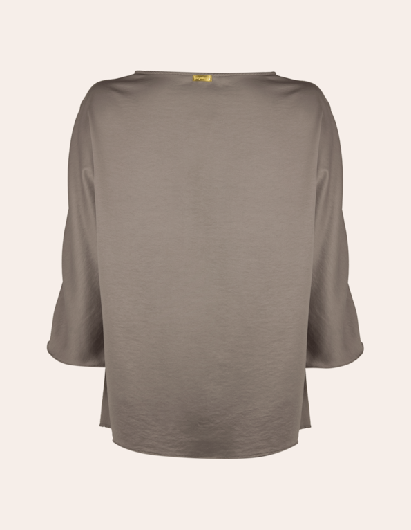 Blusa manga 3/4 cetim