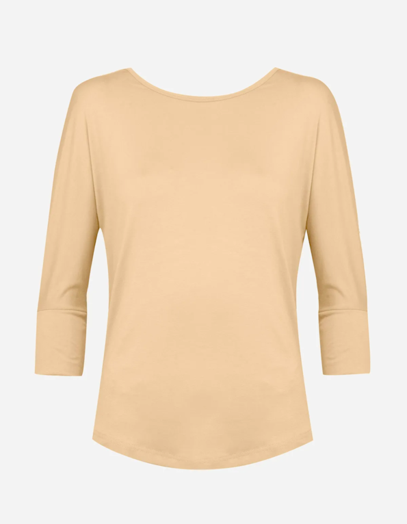 Blusa manga 3.4 visco Aveia