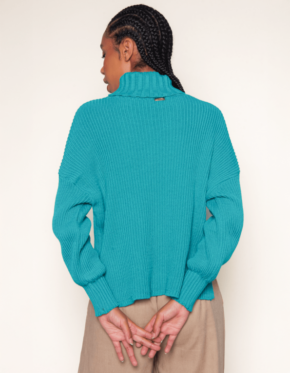 Blusa manga longa tricot gole role  Esmeralda