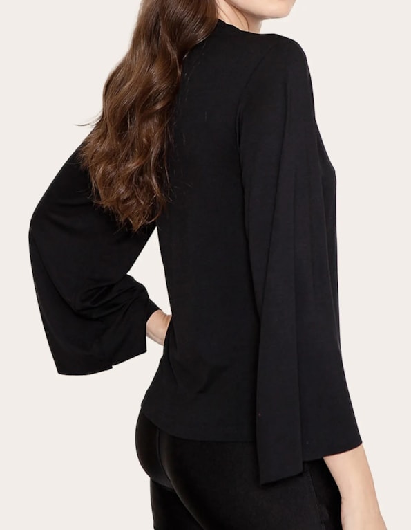 Blusa por favor paz e amor Preto