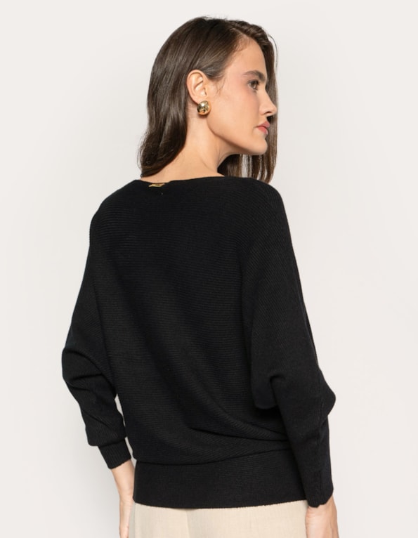 Blusa  tricot morcego