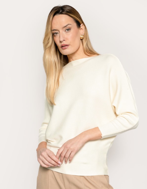 Blusa  tricot morcego