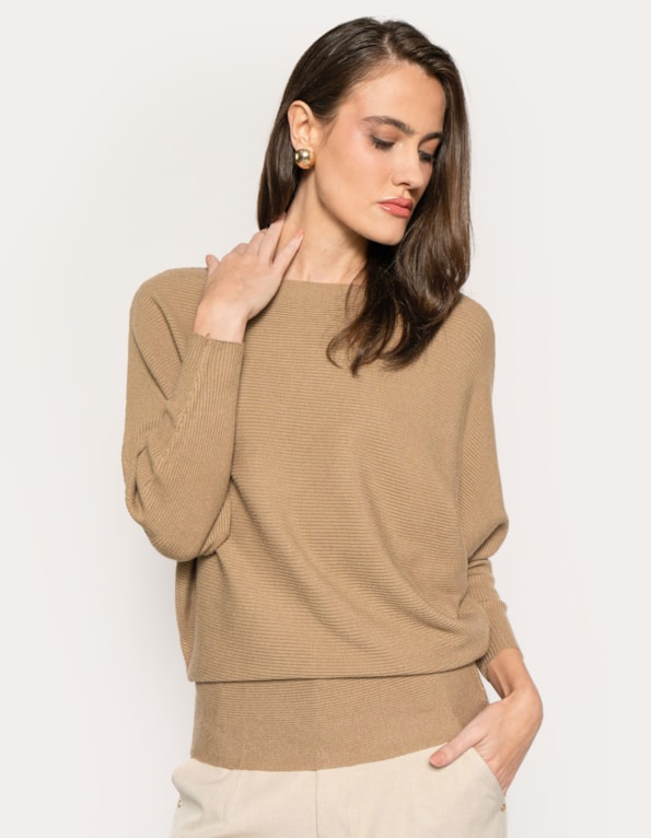 Blusa  tricot morcego