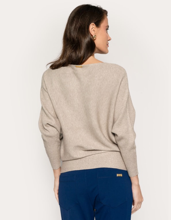 Blusa  tricot morcego