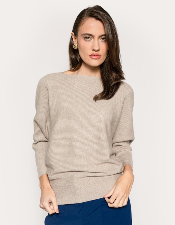 Blusa  tricot morcego