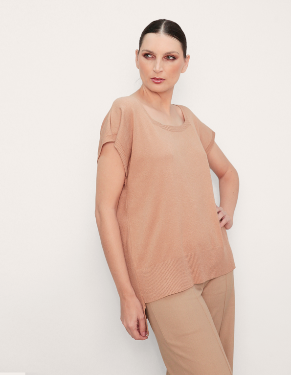 Blusa tricot mullet