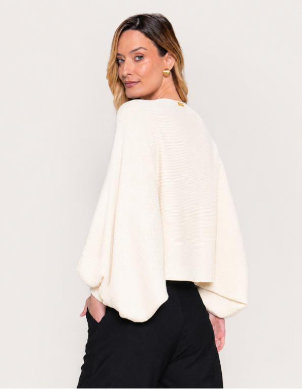 Blusa tricot oversized
