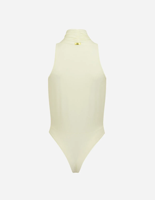 Body transpassado cavado liso Off white