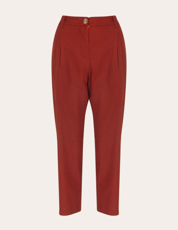 Calça alfaiataria linho