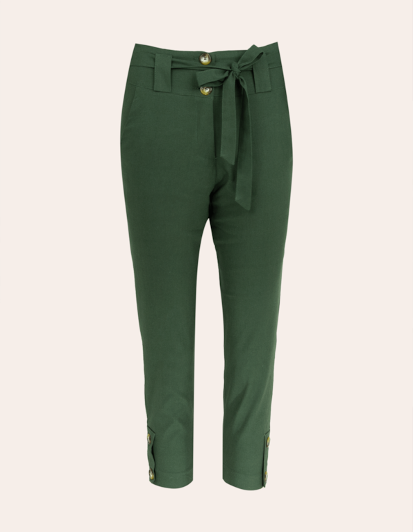 calça cropped clochard oliva