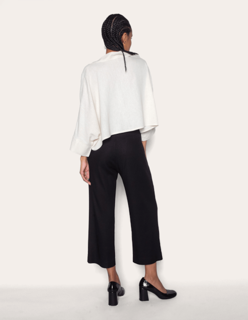 Calça pantacourt alfaiataria Preto