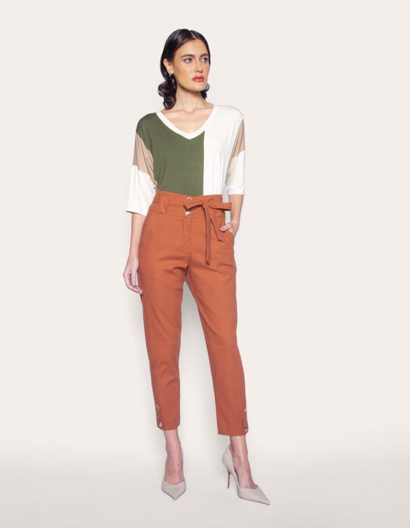 Calca pantacourt clochard