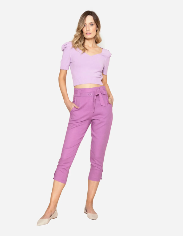 Calca pantacourt clochard Purple