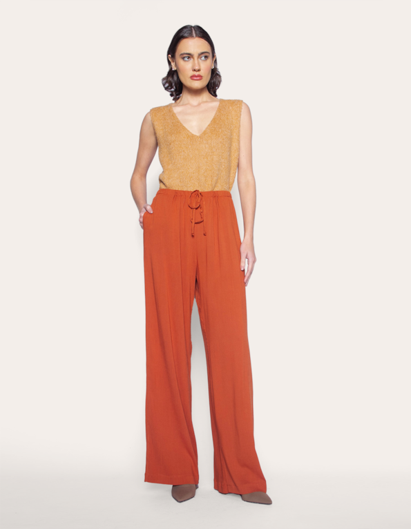 Calça pantalona Avela