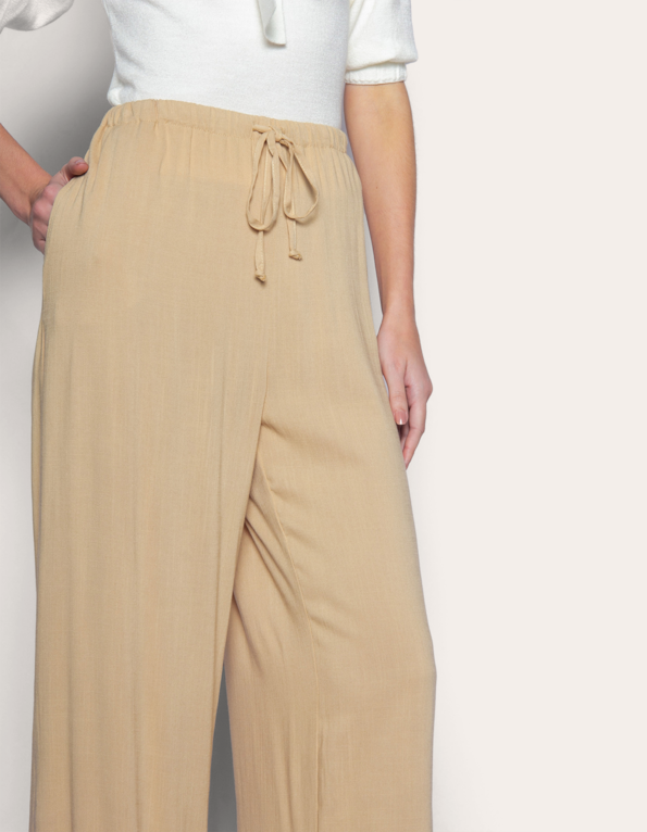 Calça pantalona Bege desertico