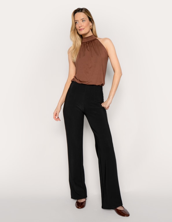 Calça pantalona slim