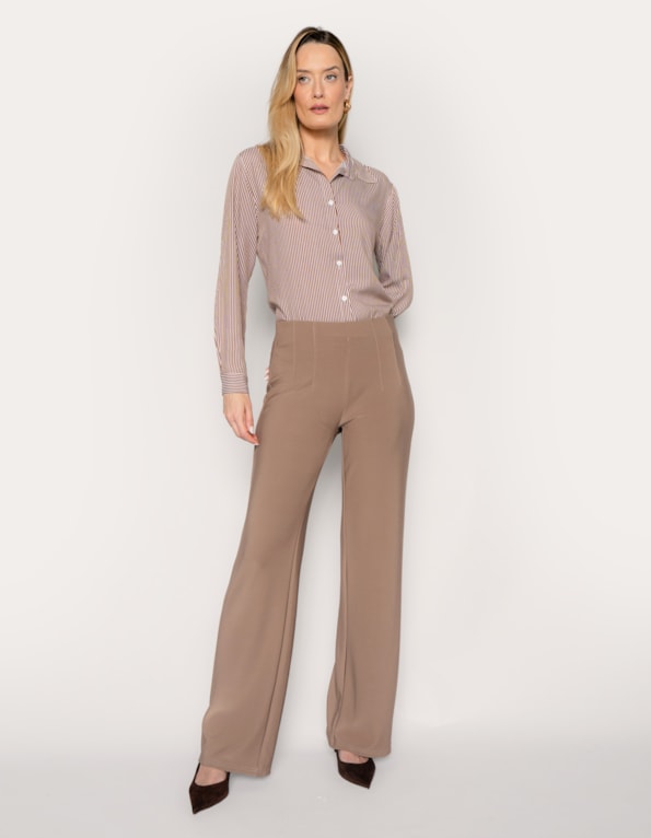 Calça pantalona slim