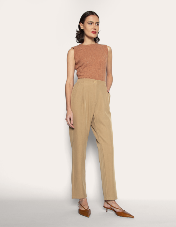 Calça reta alfaiataria