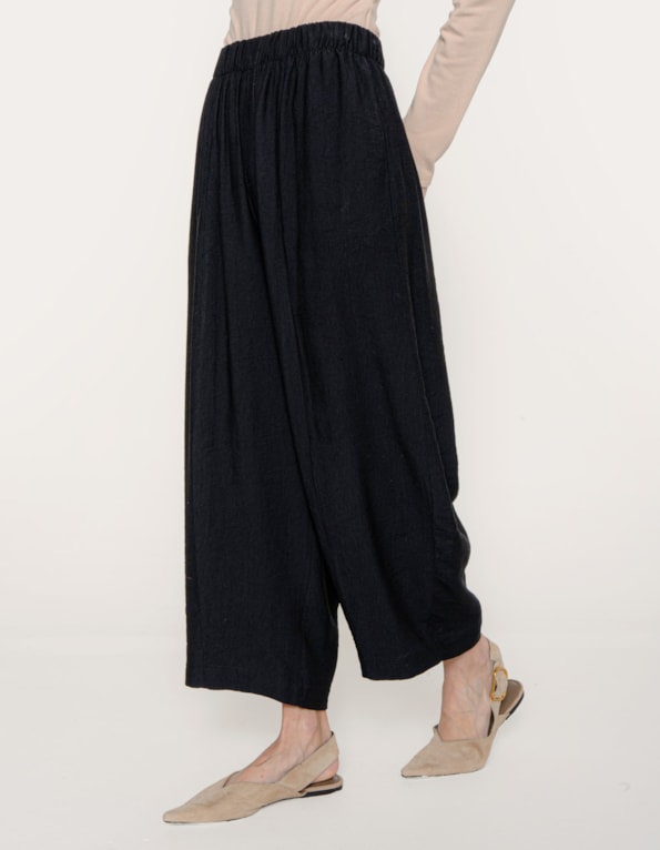 Calça slouchy Preto