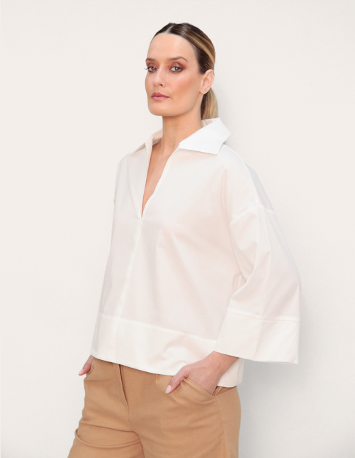Camisa ampla  Branco