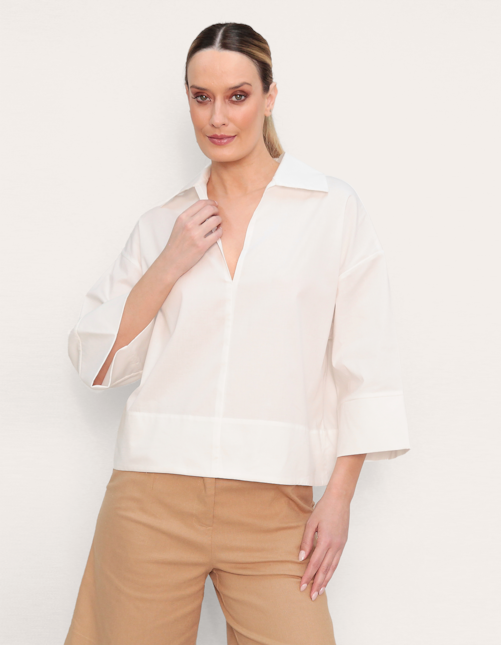 Camisa ampla  Branco