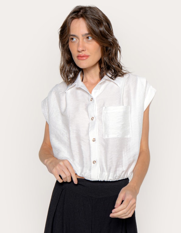 Camisa cavada alfaiataria Off white