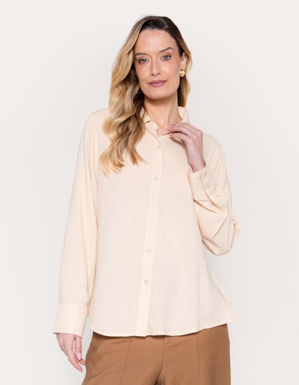 Camisa manga longa clássica