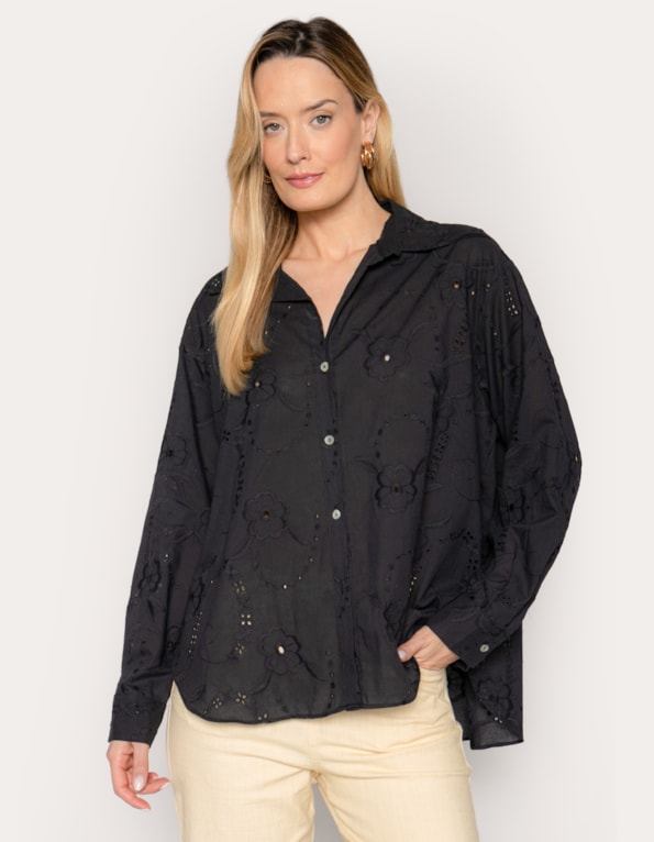 Camisa manga longa laise