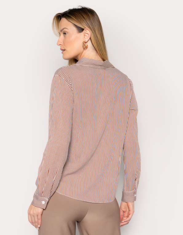 Camisa manga longa listrada