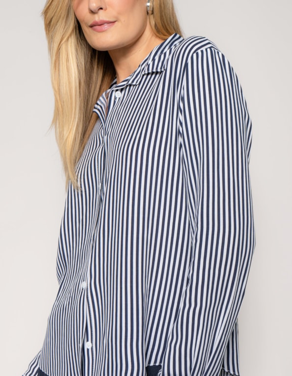 Camisa manga longa listrada