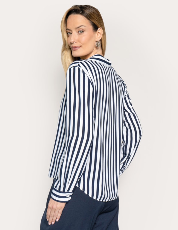 Camisa manga longa listrada