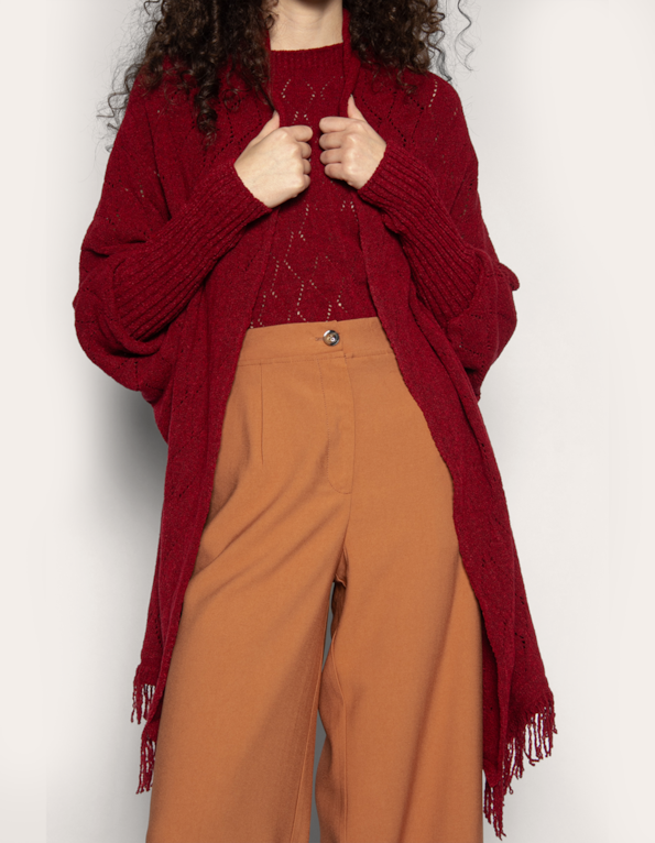 Capa mousse Vermelho escuro