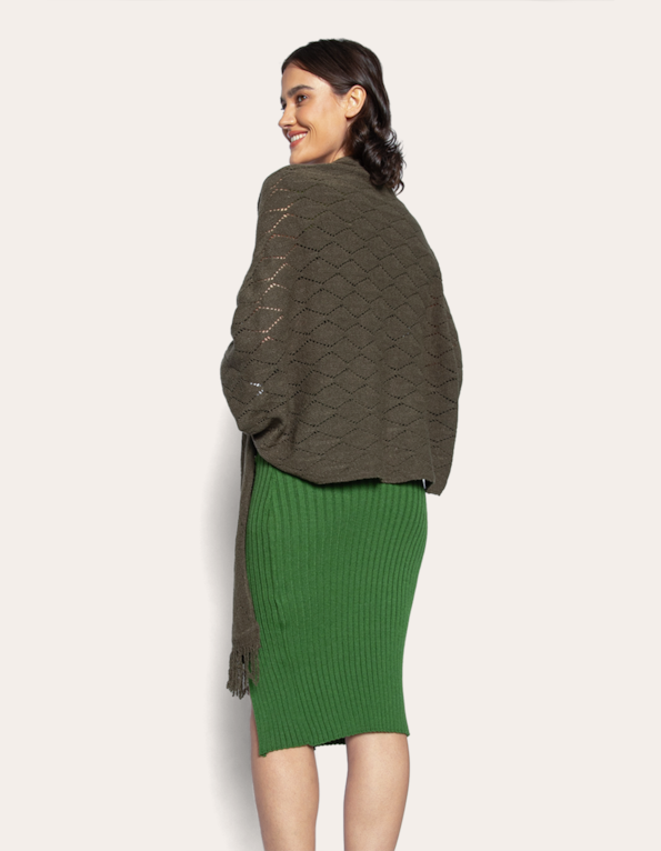 Capa Tricot “Verde Sálvia” – Oliva Mousse