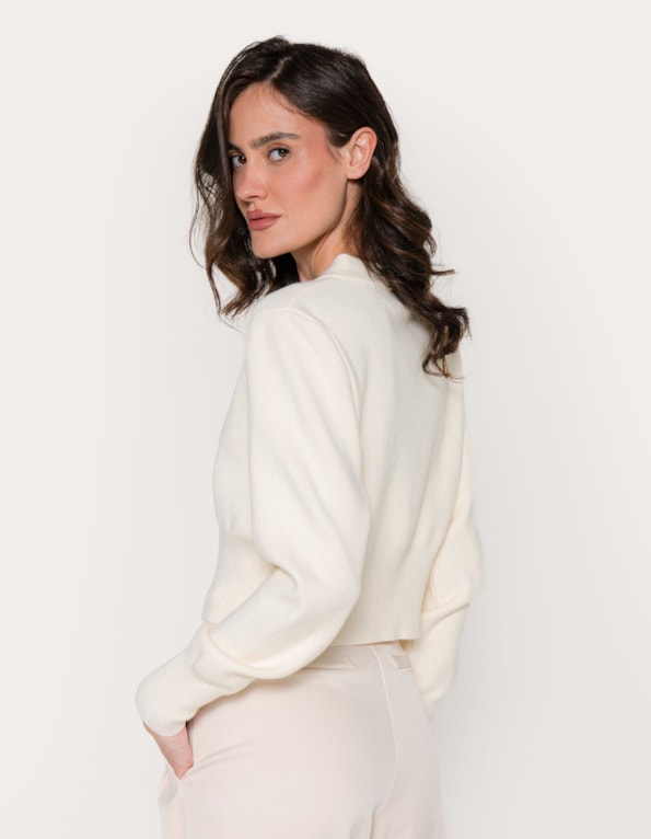 Cardigan tricot duo zip