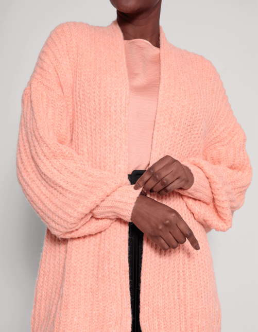 Cardigan tricot felpudo Pessego