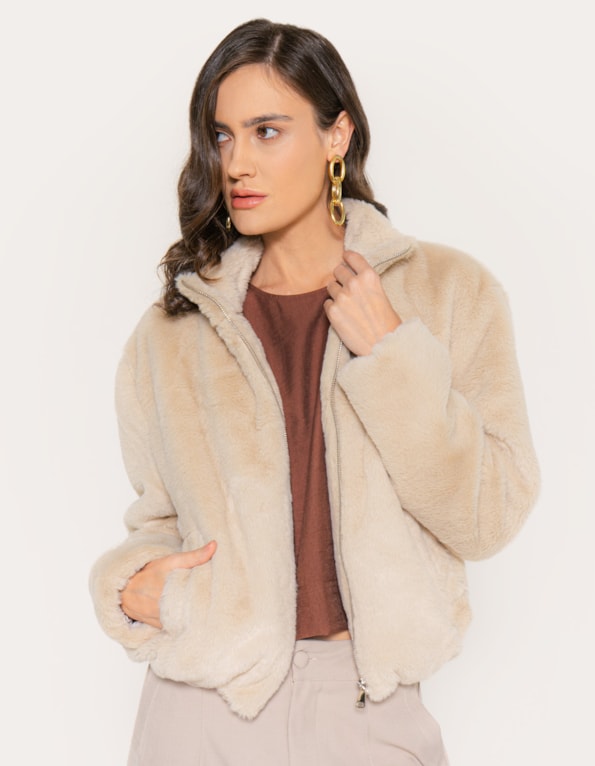 Casaco bubble oversized