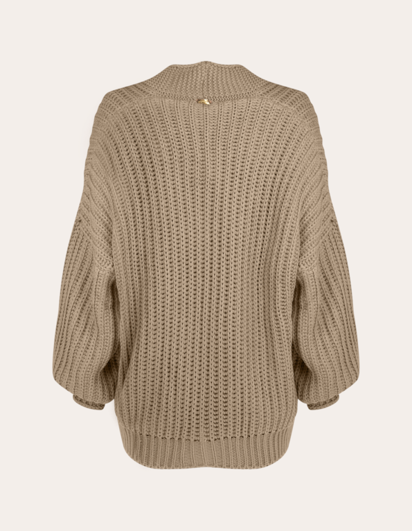 Casaco cardigan oversized