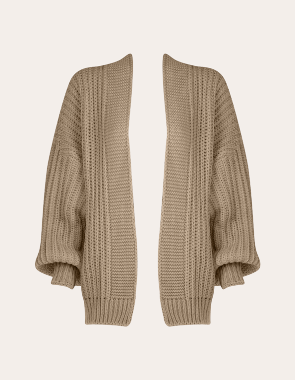 Casaco cardigan oversized