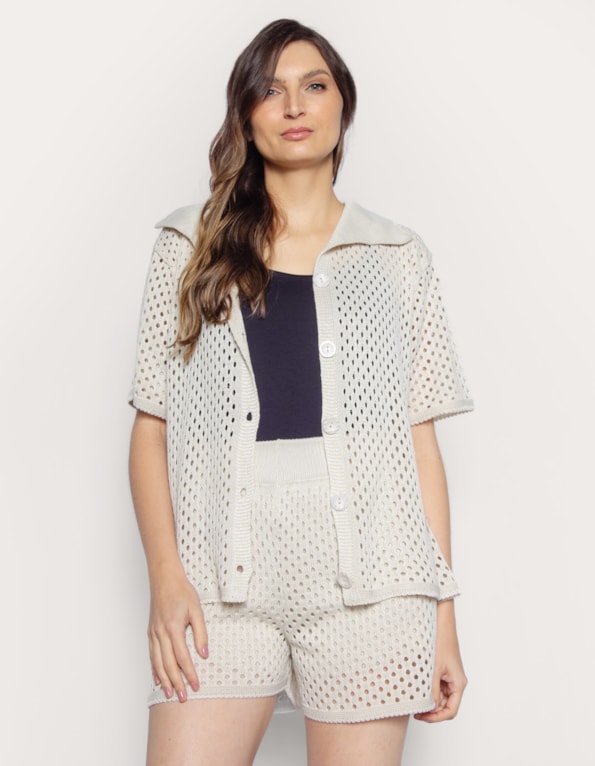 Conj camisa+short tricot 