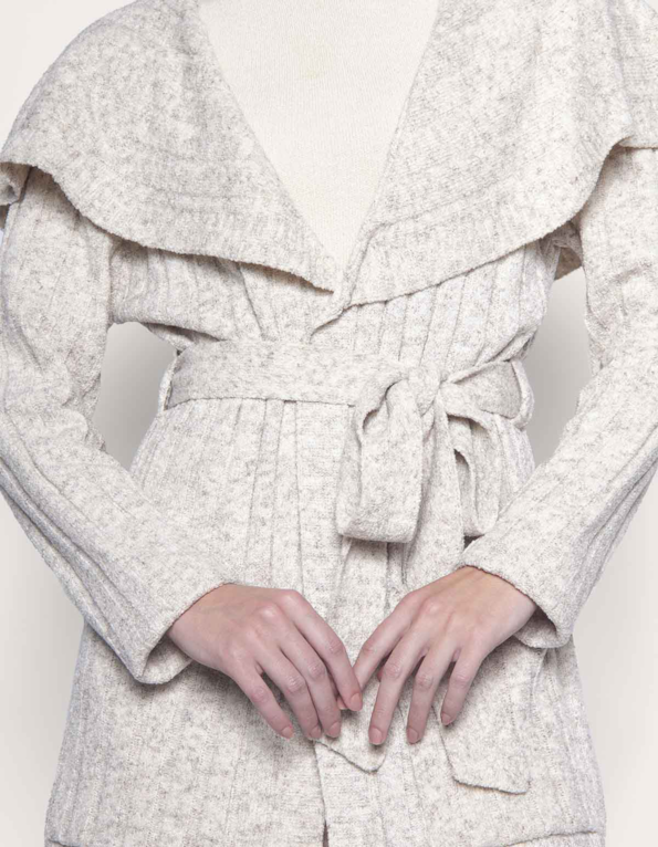 Conjunto Comfy Chic em Tricot – Bege claro