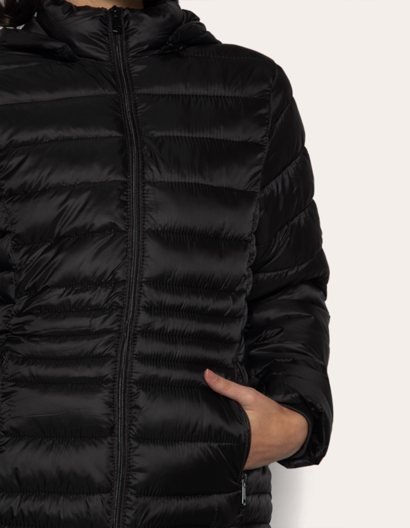 Jaqueta puffer Preto