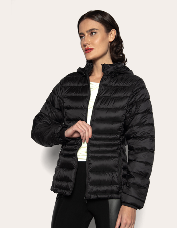 Jaqueta puffer Preto