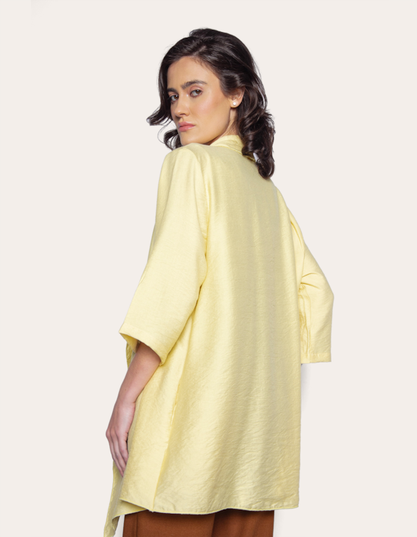 Kimono oversized Amarelo claro